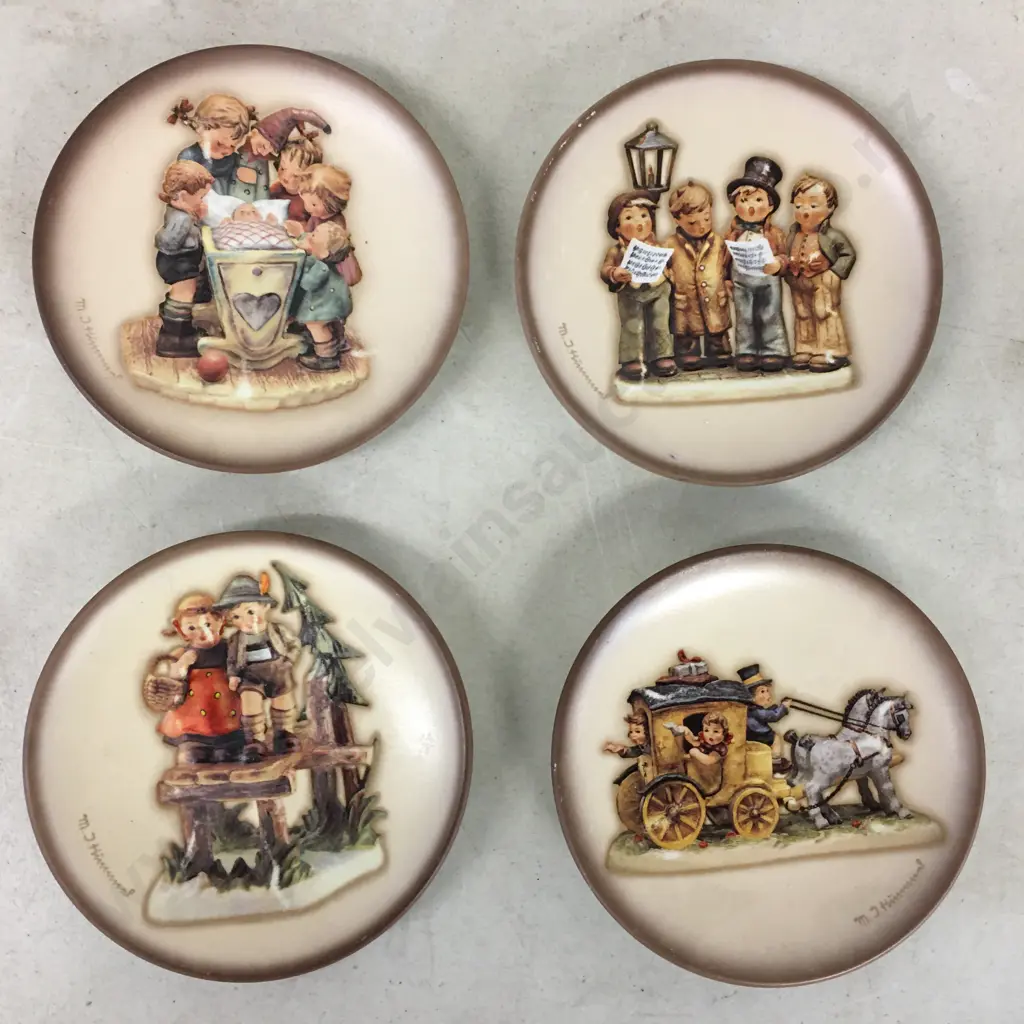 Hummel Mini Collector Plates x4 Image 1++